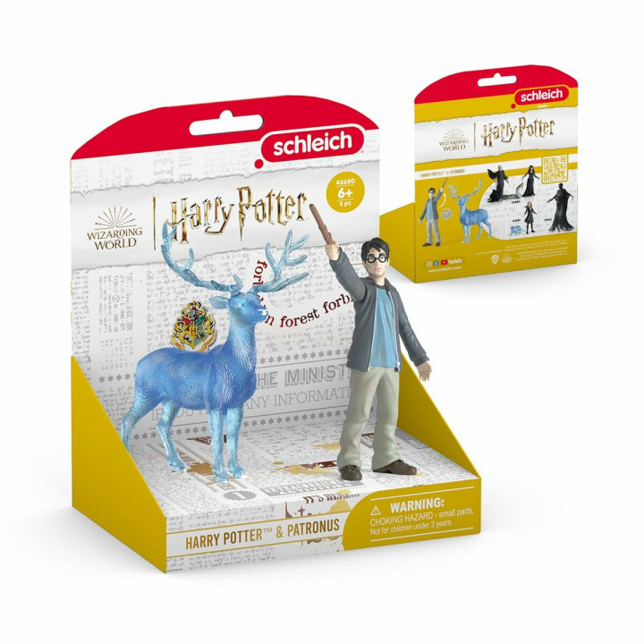 Personaggi d'Azione Schleich Harry Potter Figurines and his Patronus