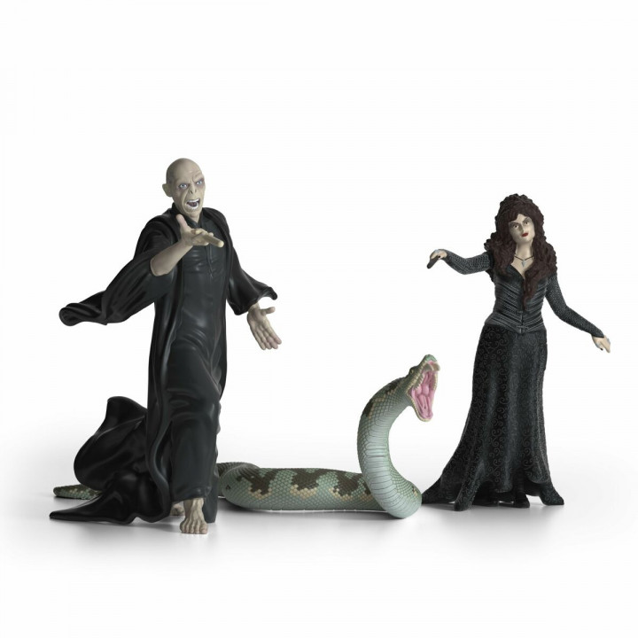 Actiefiguren Schleich Voldemort, Nagini and Bellatrix (3 Stuks)