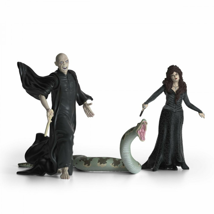 Actiefiguren Schleich Voldemort, Nagini and Bellatrix (3 Stuks)