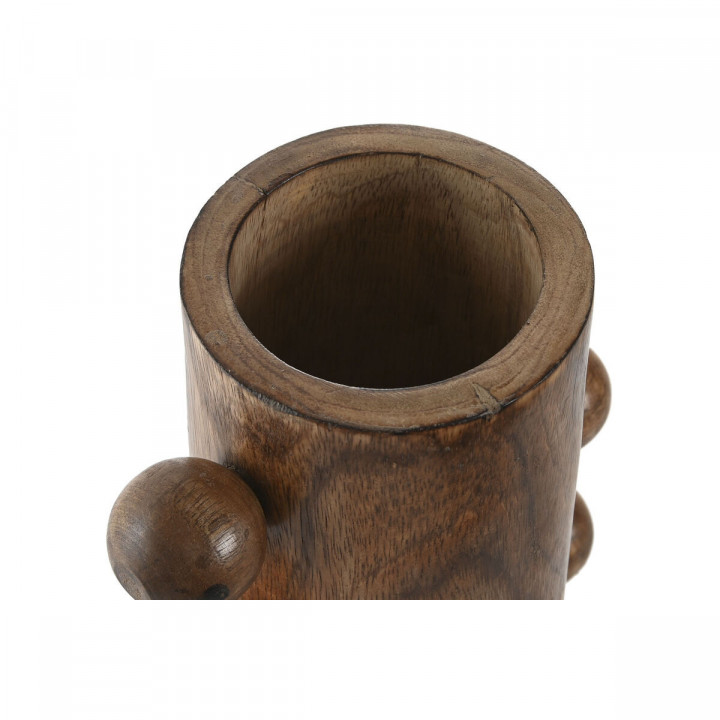 Vase Home ESPRIT Bois de manguier 10 x 10 x 28 cm
