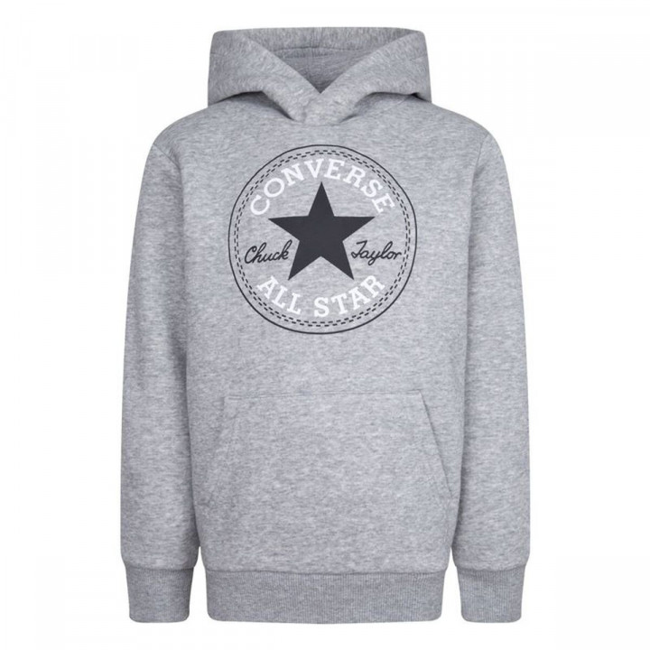 Kinderhoodie Converse Chuck Taylor Patch Core Lichtgrijs