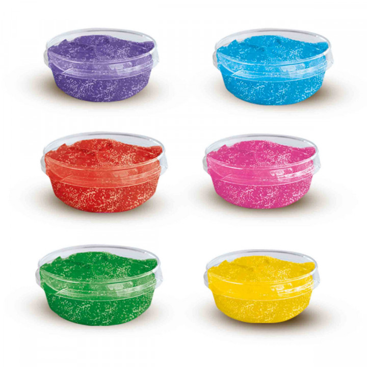 Set da Disegno SES Creative Glitter Gouache (6 Unità)