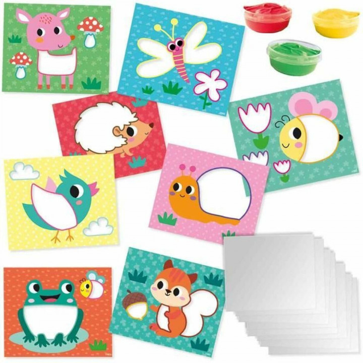 Drawing Set SES Creative Eco Finger Paint Cards