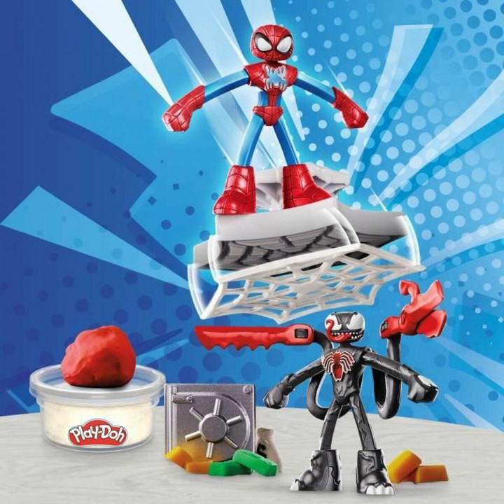 Plasticine Spel Play-Doh Spider-Man Slash Attack Multicolour