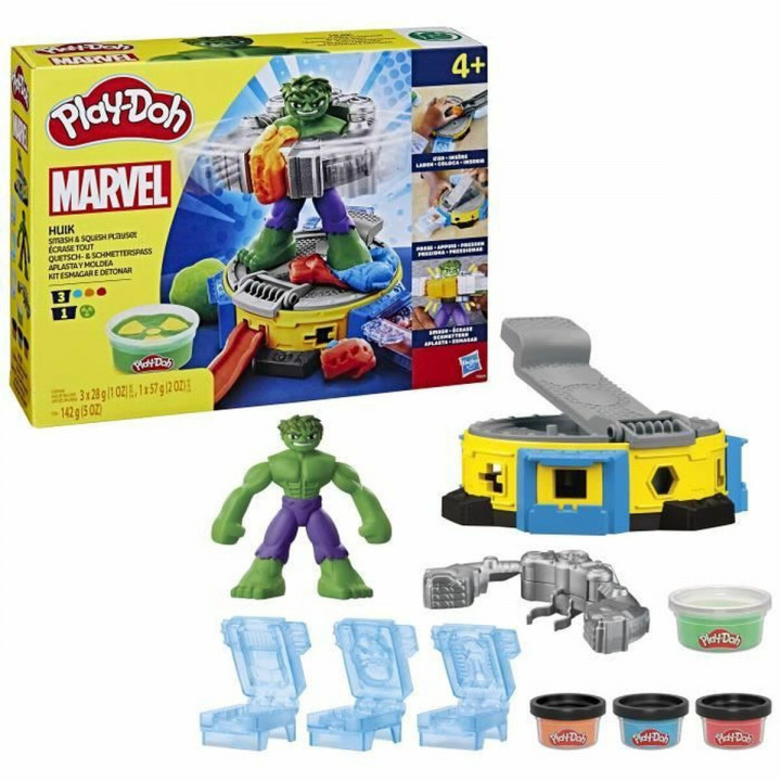 Plasticine Spel Play-Doh Hulk Smash It All Multicolour