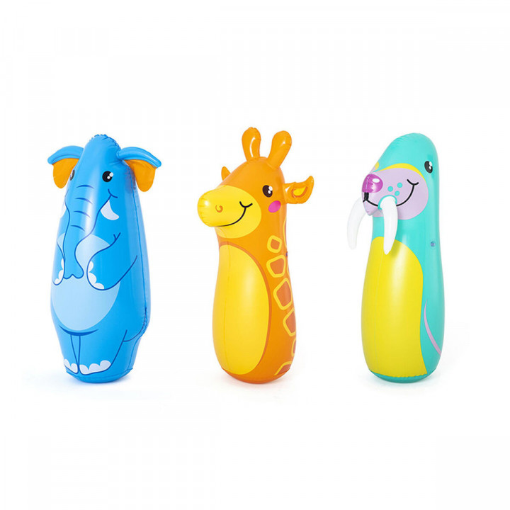 Sacco da Boxe da Terra Gonfiabile per Bambini Bestway animali 89 cm
