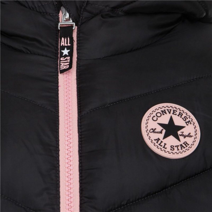 Jacke Für Kinder Converse Solid Mdwt Puffer Schwarz