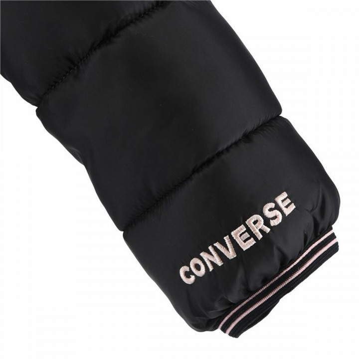 Giacca per bambini Converse Solid Mdwt Puffer Nero