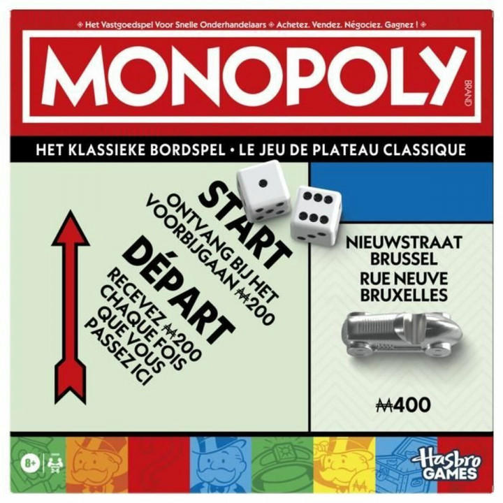 Jeu de société Monopoly Hasbro Games 27 x 5 x 27 cm 4 x 50 x 50 cm