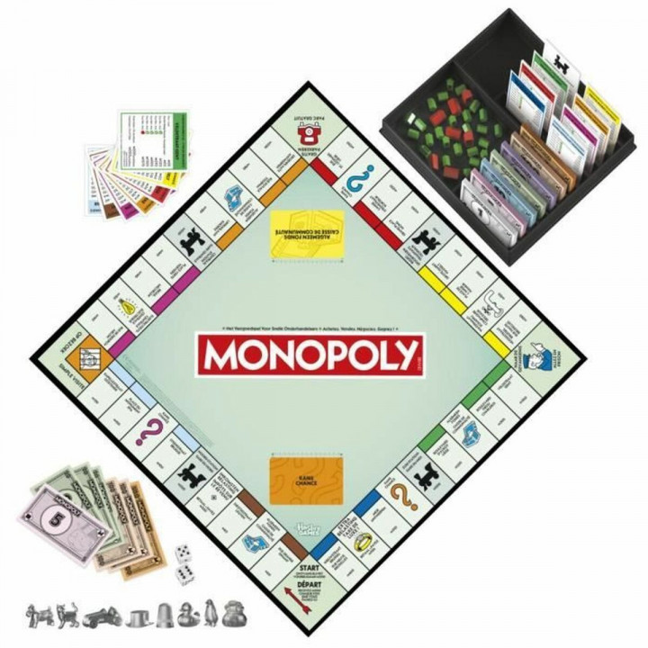 Bordspel Monopoly Hasbro Games 27 x 5 x 27 cm 4 x 50 x 50 cm
