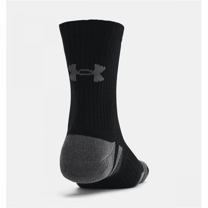 Chaussettes de Sport Under Armour Performance Noir Unisexe 3 Pièces