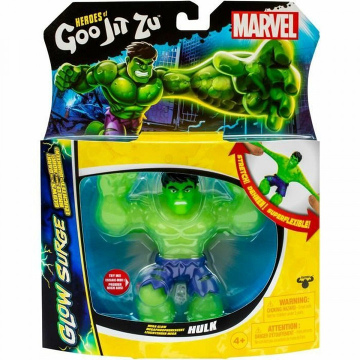 Figurine d’action Goo Jit Zu Hulk Glow Surge