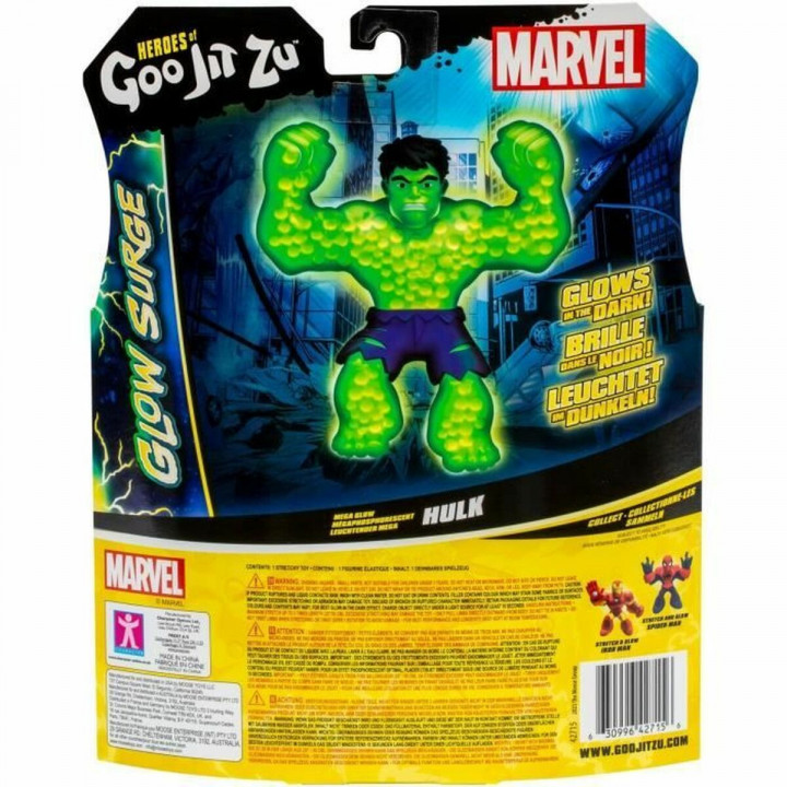 Actiefiguren Goo Jit Zu Hulk Glow Surge