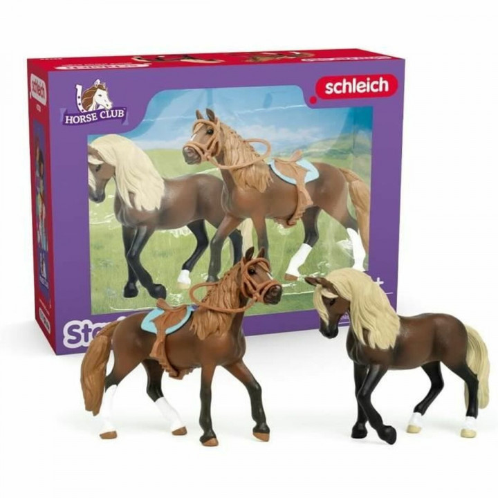 Playset Schleich Horse Club 4 Pezzi