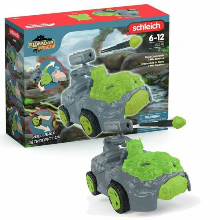 Playset Schleich Pierre's Crashmobile 17 Pezzi