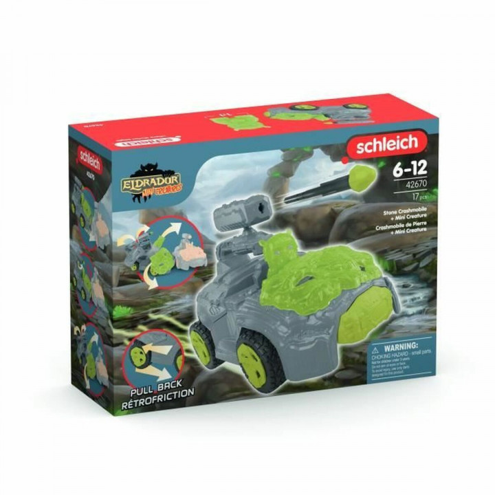Playset Schleich Pierre's Crashmobile 17 Pezzi