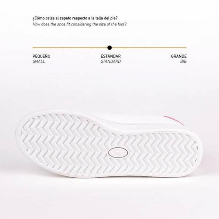 Chaussures de Sport pour Enfants Stitch Blanc