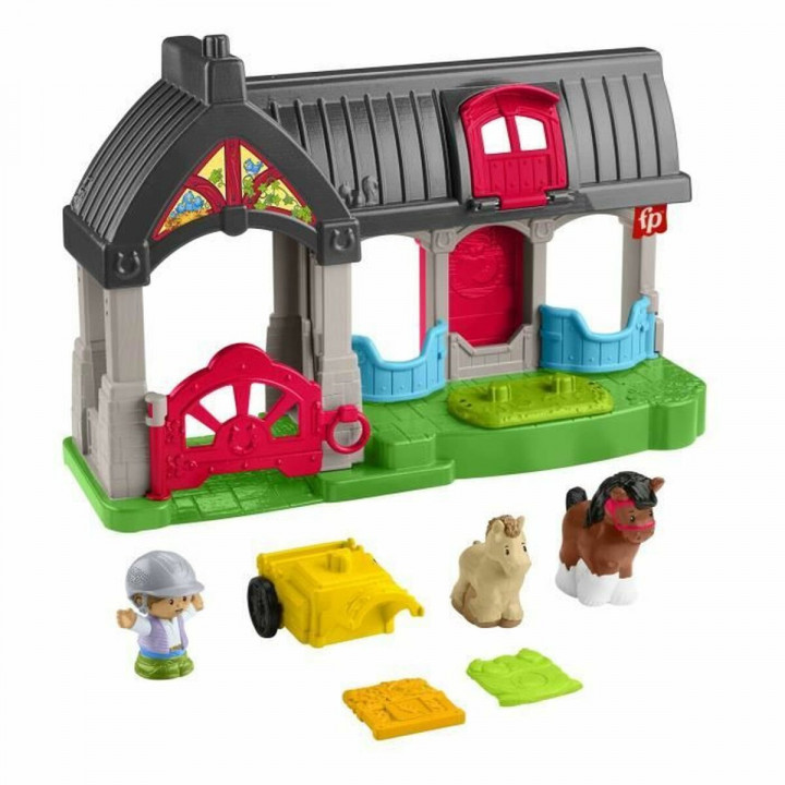 Playset Fisher-Price Happy Horses Stable 7 Stücke