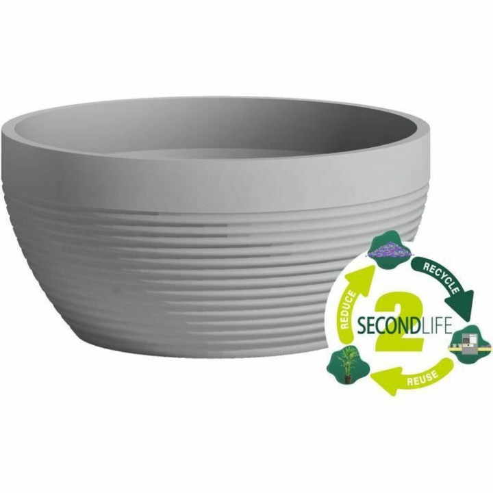 Vaso Garden ID Green Care Grigio 30 cm 30 x 14 cm