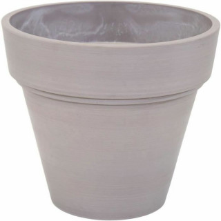 Blumentopf Mega Collections Ecostone Planter Braun Taupe Kunststoff Recycelter 55 x 51 cm