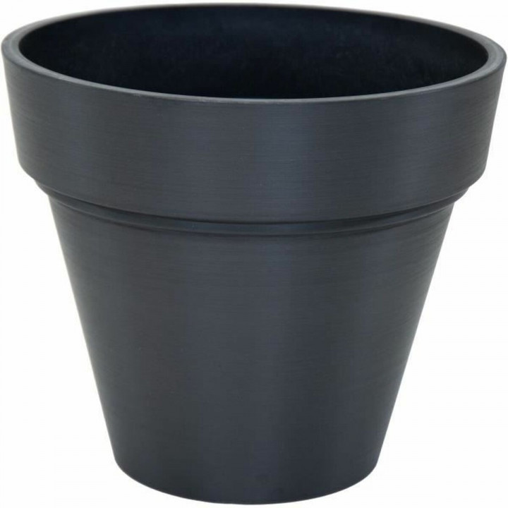 Blumentopf Mega Collections Ecostone Planter Schwarz noir Kunststoff Recycelter 35 cm 38 x 38 x 68 cm 35 x 30 cm