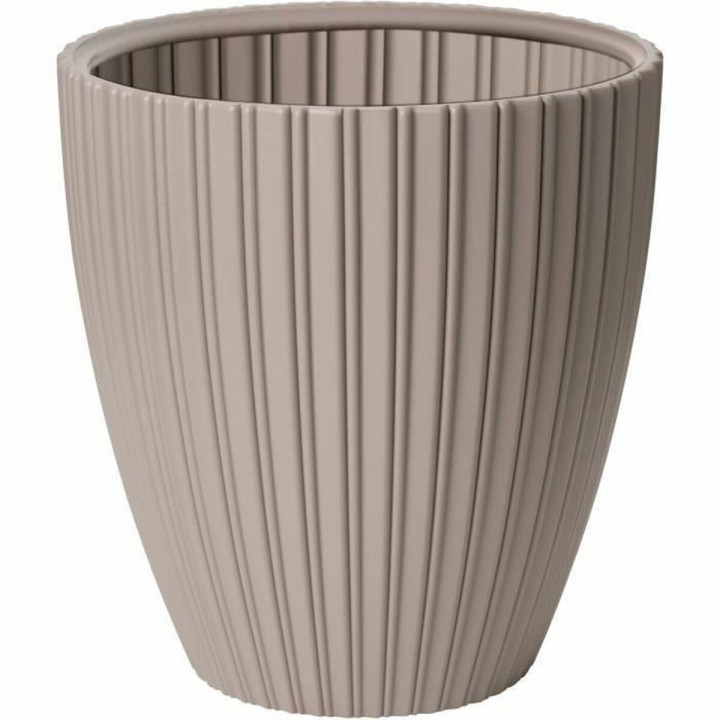 Vaso Garden ID Fancy Marrone Taupé Polietilene 40 x 42 cm