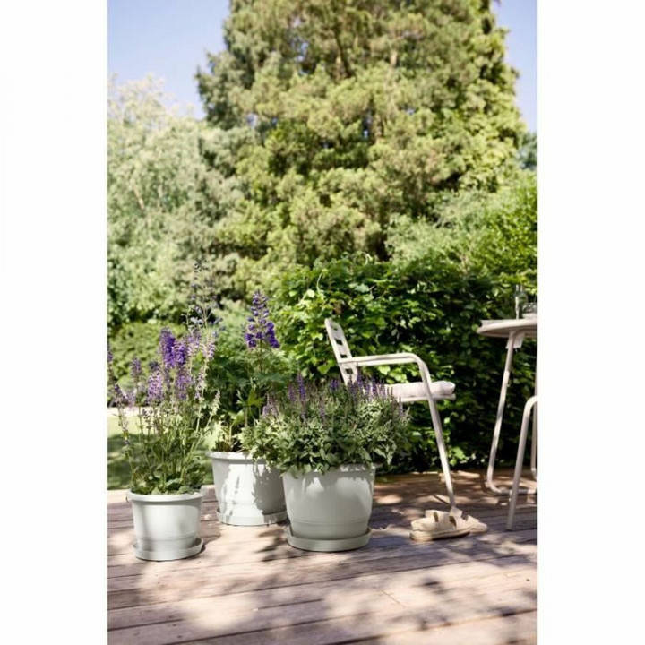 Blumentopf Elho Weiß 30 x 29,5 x 22 cm