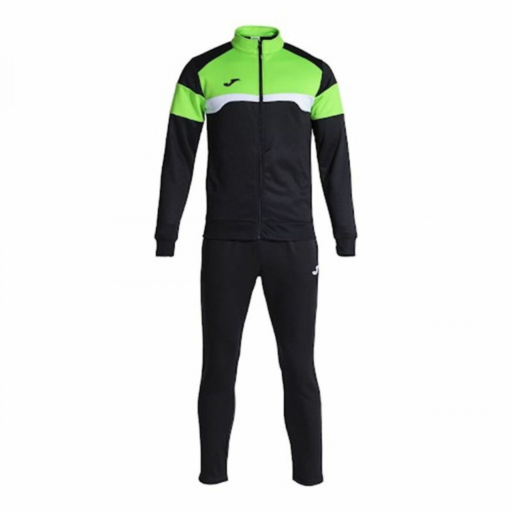 Tuta da Bambini Joma Sport Danubio III Nero Verde 2 Pezzi