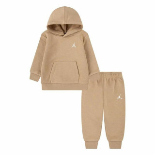 Completo Sportivo per Neonati Jordan Brooklyn Fleece Po Set Marrone 2 Pezzi