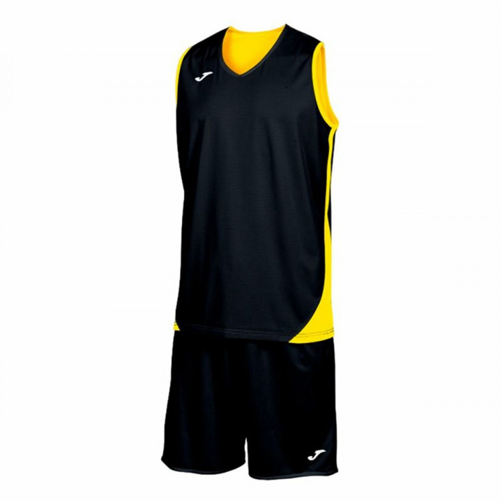 Ensemble de Sport pour Enfants Joma Sport Kansas Jaune Noir Multicouleur 2 Pièces