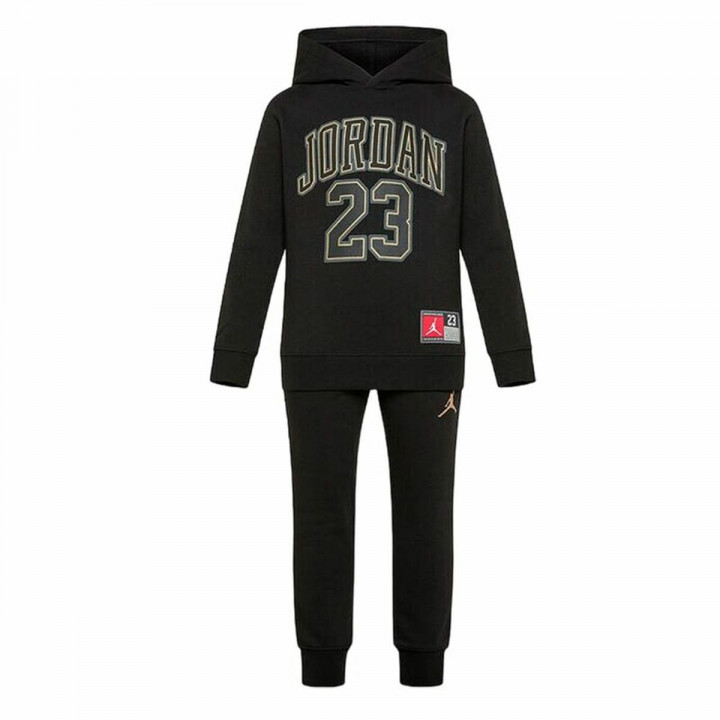 Conjunto Deportivo para Bebé Jordan Pack Po Set Negro 2 Piezas