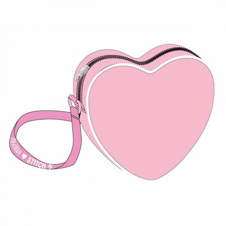 Bolso Bandolera Stitch Rosa 15,0 x 14,0 x 4,0 cm