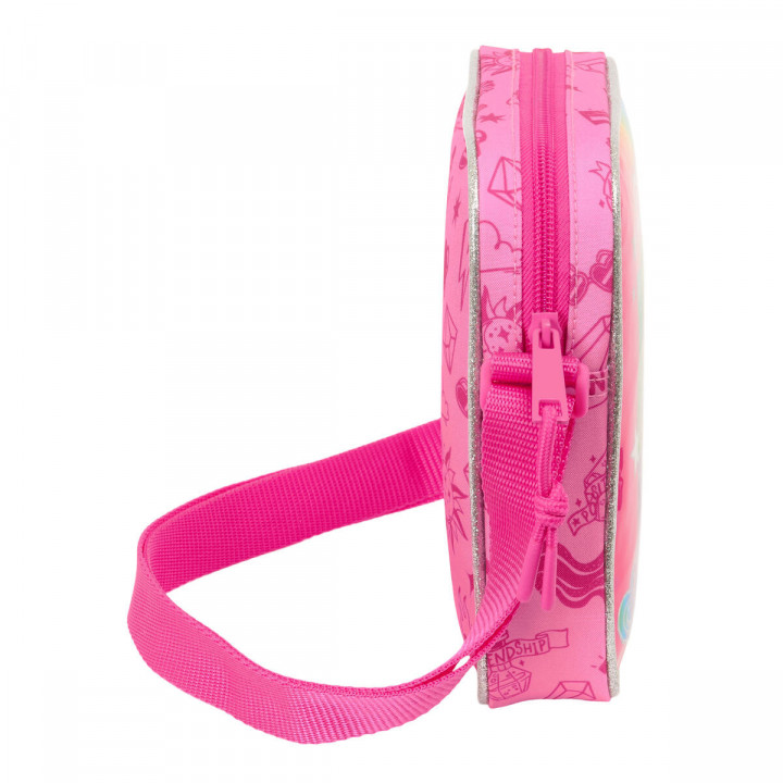 Bolso Bandolera Rainbow High Shine Multicolor 16 x 18 x 4 cm