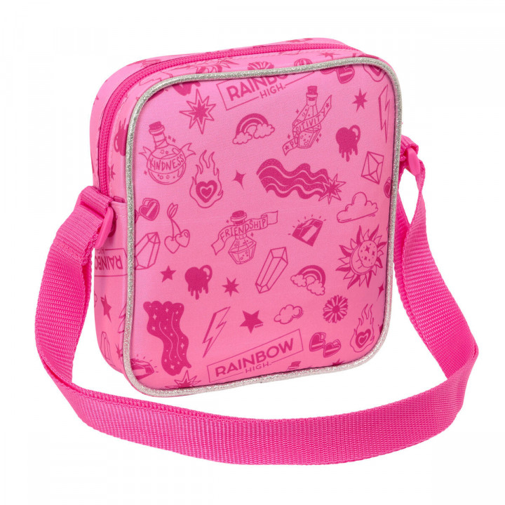 Schoudertas Rainbow High Shine Multicolour 16 x 18 x 4 cm