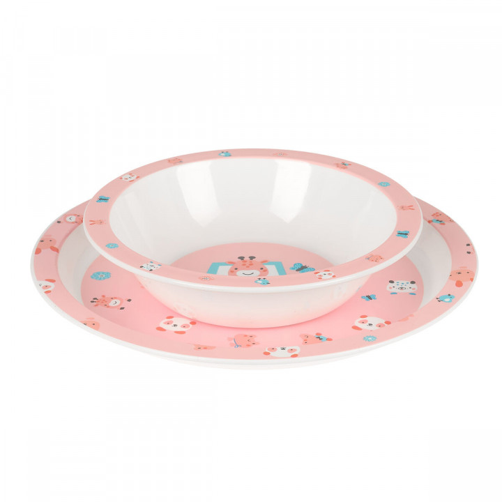 Set di stoviglie per bambini Safta Jirafa Poliestere 26 x 26 x 9 cm