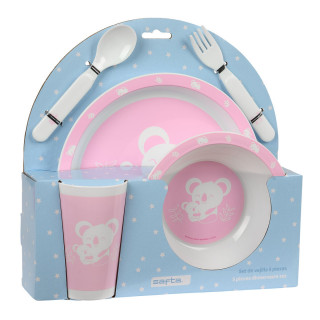 Set di stoviglie per bambini Safta Koala Poliestere 26 x 26 x 9 cm