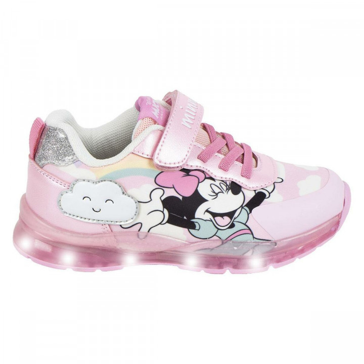 Scarpe Sportive con LED Minnie Mouse Rosa