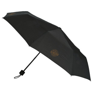 Foldable Umbrella BlackFit8 Old school Black Grey Ø 98 cm