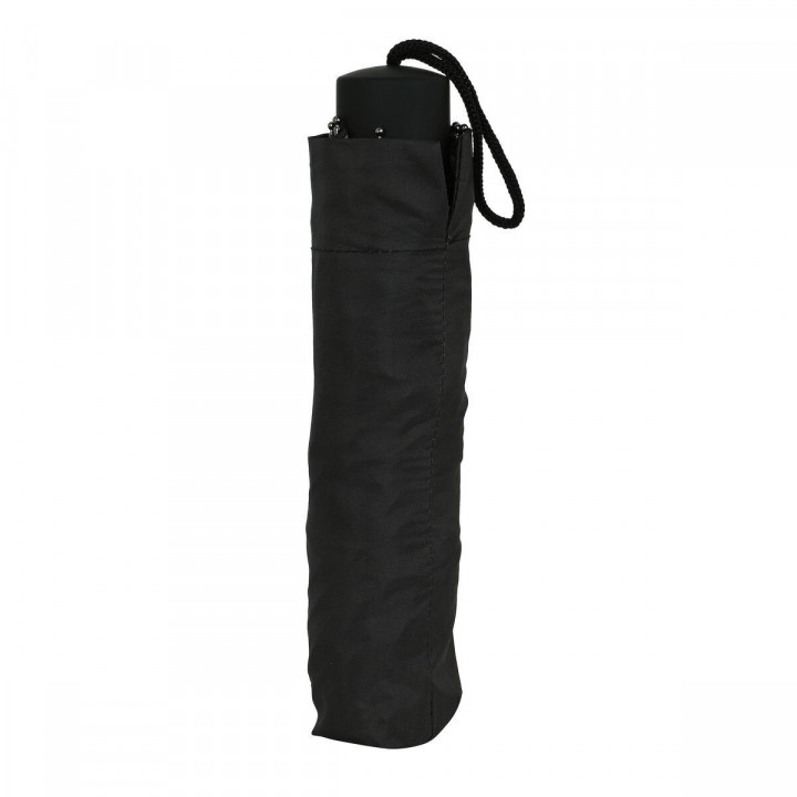 Foldable Umbrella BlackFit8 Old school Black Grey Ø 98 cm
