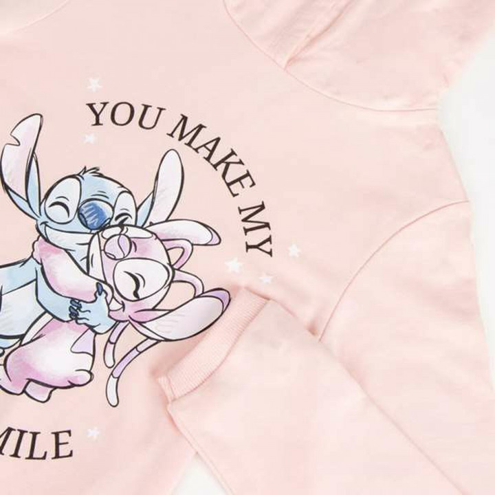 Jurk Stitch Licht Roze Meisje