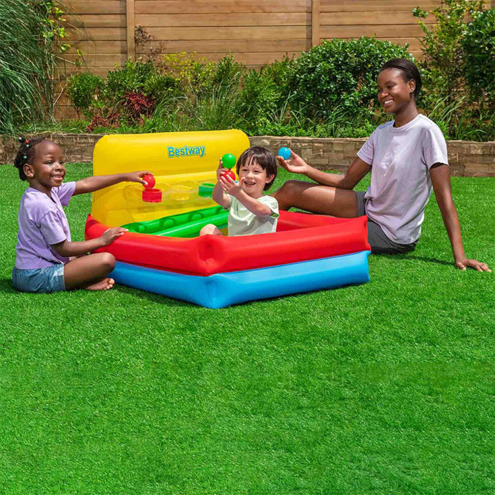 Bestway Opblaasbare Kinderzwembad met Ballen 104x94x61 cm +2 Jaar Tuin 52546