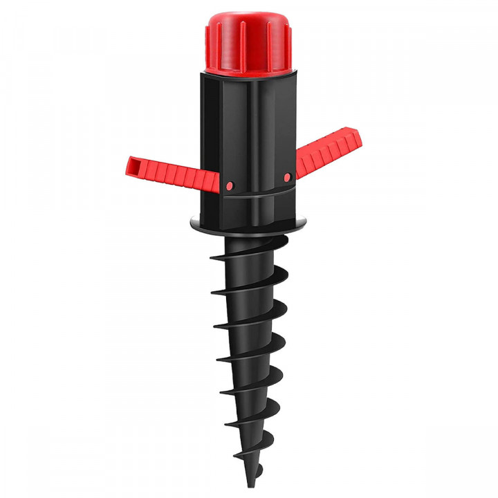 Marbueno Parasol Pincho Plastic Zwart 37x6x6 cm Strand en Tuin 10505