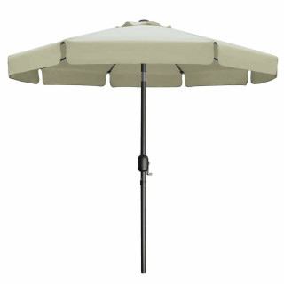 Marbueno Ombrellone Acciaio 8 Stecche D300 cm Poliestere Beige Giardino, Piscina 10490