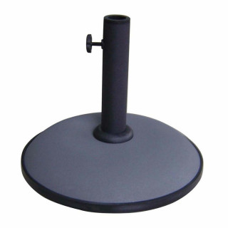 Marbueno Round Umbrella Base Cement 36x29.5 cm 11KG Grey Garden, Pool, Terrace 10442
