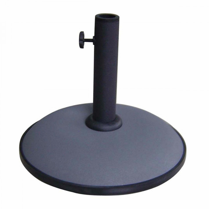 Marbueno Round Umbrella Base Cement 36x29.5 cm 11KG Grey Garden, Pool, Terrace 10442