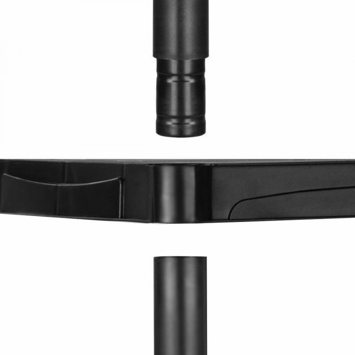 Marbueno Regal 5 Böden Kunststoff Schwarz 90x40x180 cm Garten 10539