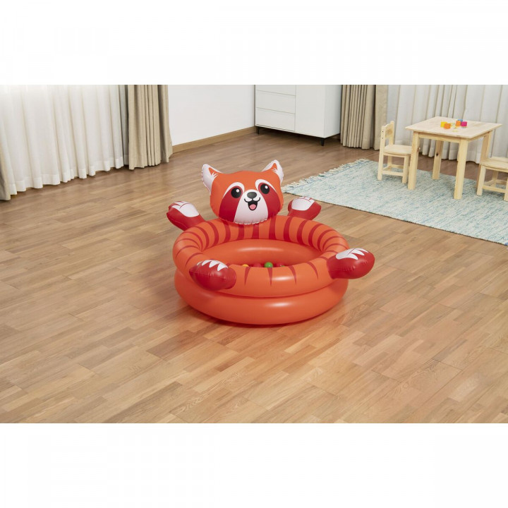Bestway Piscina Bolas Gonfiabile Panda 107x94x58 cm +2 Anni Interno e Giardino 52702