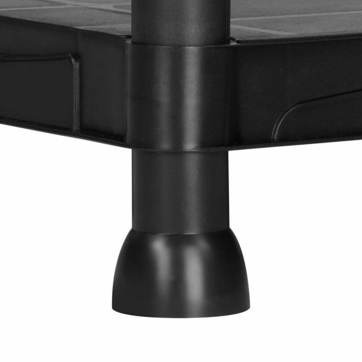 Marbueno - Rek 5 Planken - Kunststof Zwart 61x31x171 cm Tuin 10538