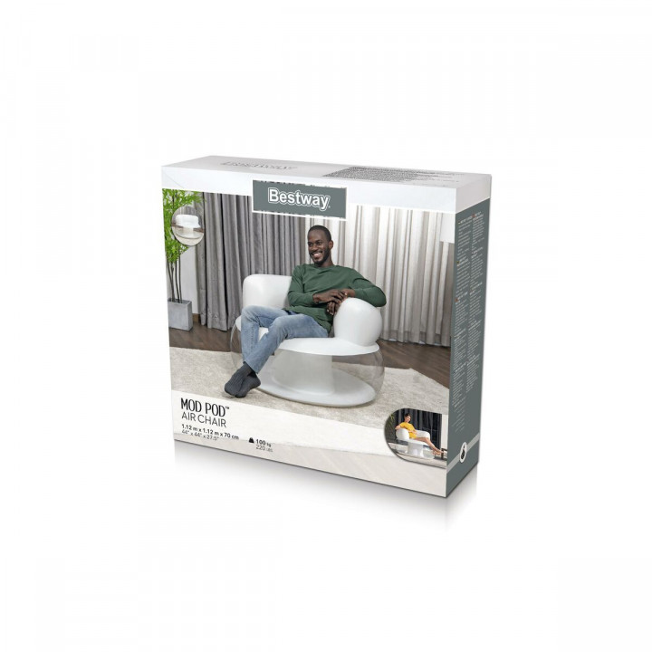 Bestway Opblaasbare Stoel Individueel Assortiment 112x112x70 cm Binnen 75138