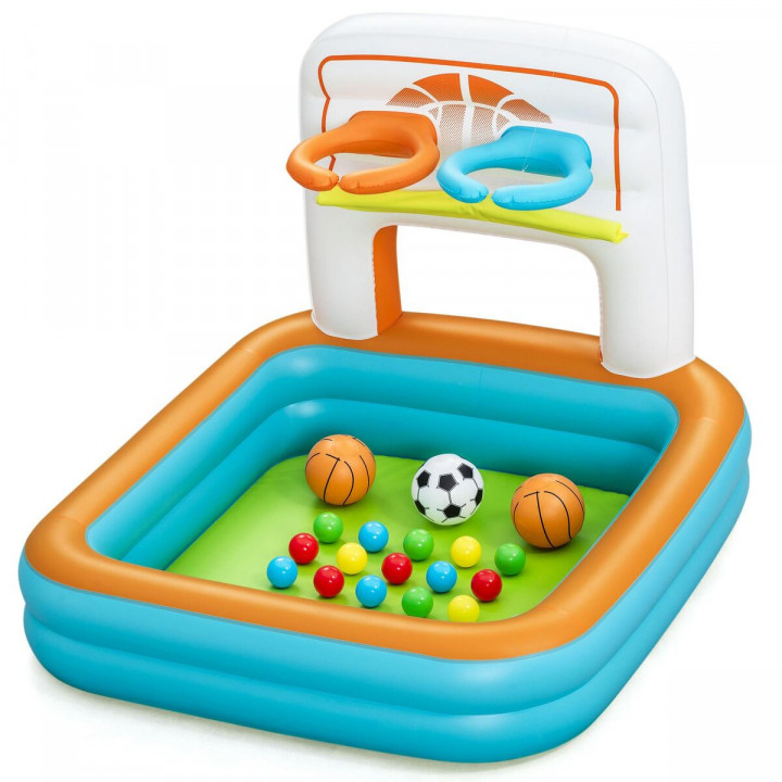 Bestway Opblaasbare Kinderzwembad Spelletjes met Ballen 120x107x84 cm +2 Jaar 52728